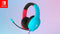 TURTLE BEACH NINTENDO SWITCH 2 AIRLITE FIT ŽIČNE SLUŠALKE NEON MODRO RDEČE BARVE 840454400120