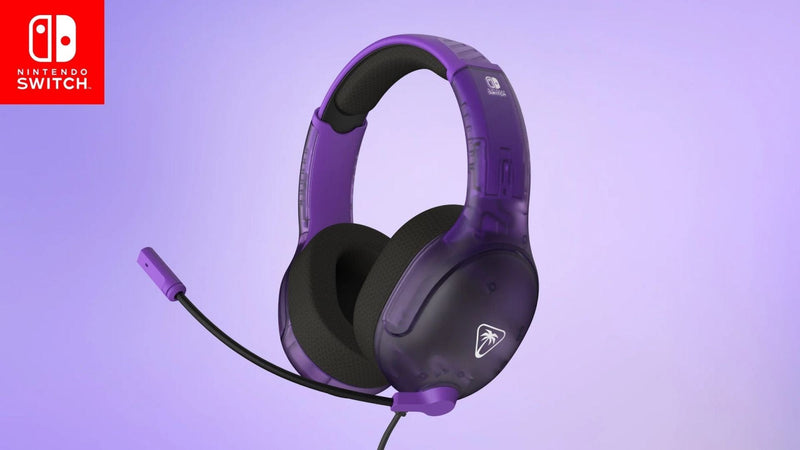 TURTLE BEACH NINTENDO SWITCH 2 AIRLITE FIT ŽIČNE SLUŠALKE VIJOLIČNE BARVE 840454400144