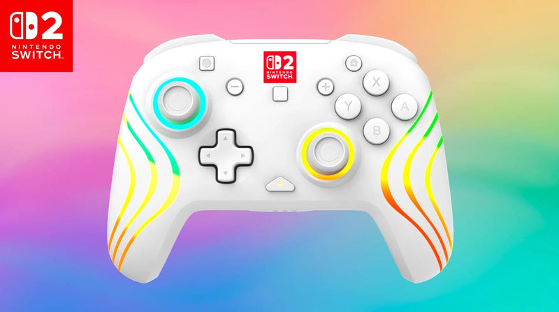 TURTLE BEACH SWITCH 2 AFTERGLOW WAVE brezžični kontroler bele barve 840454402353