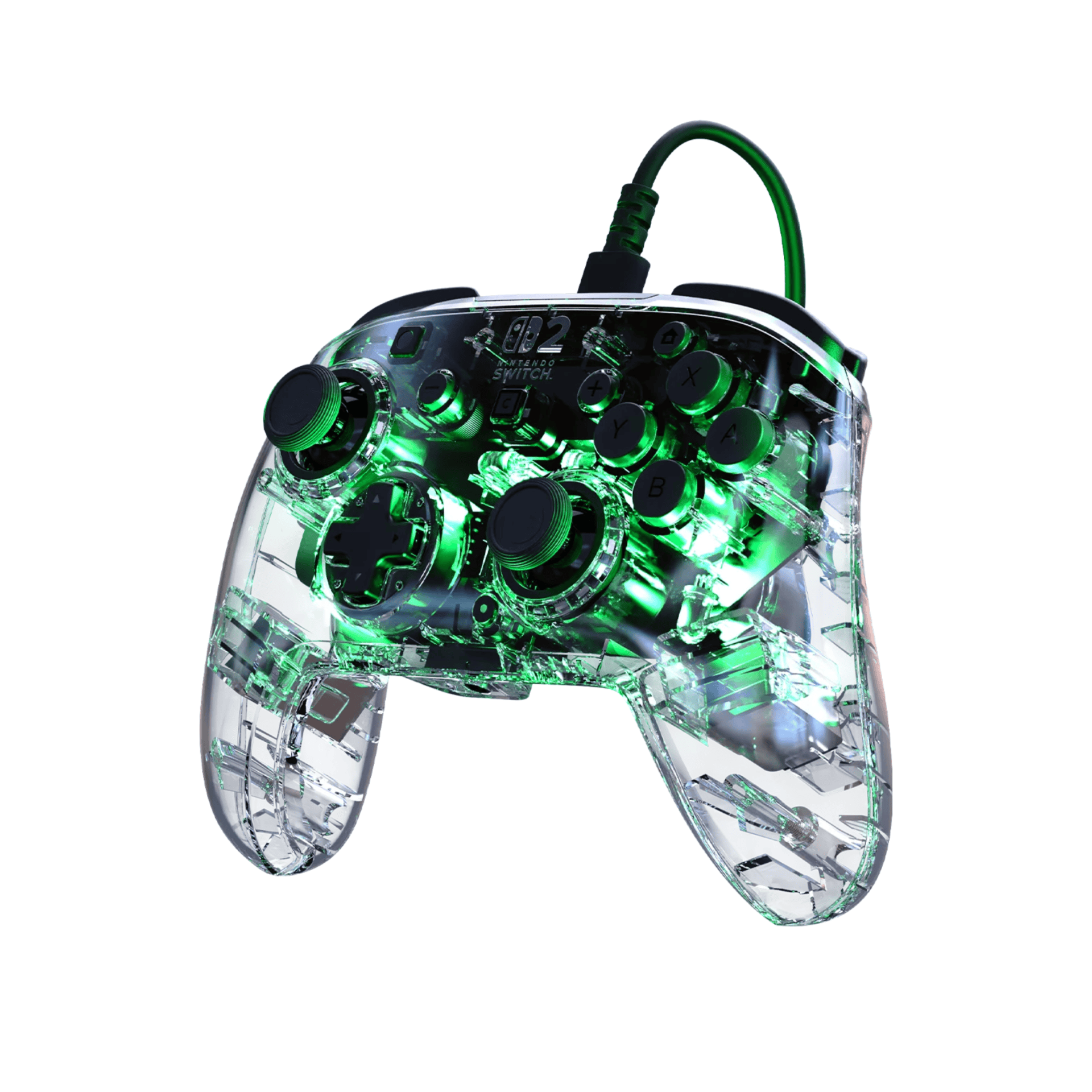 TURTLE BEACH SWITCH 2 AFTERGLOW ŽIČNI KONTROLER TRANSPARENT 840454402254