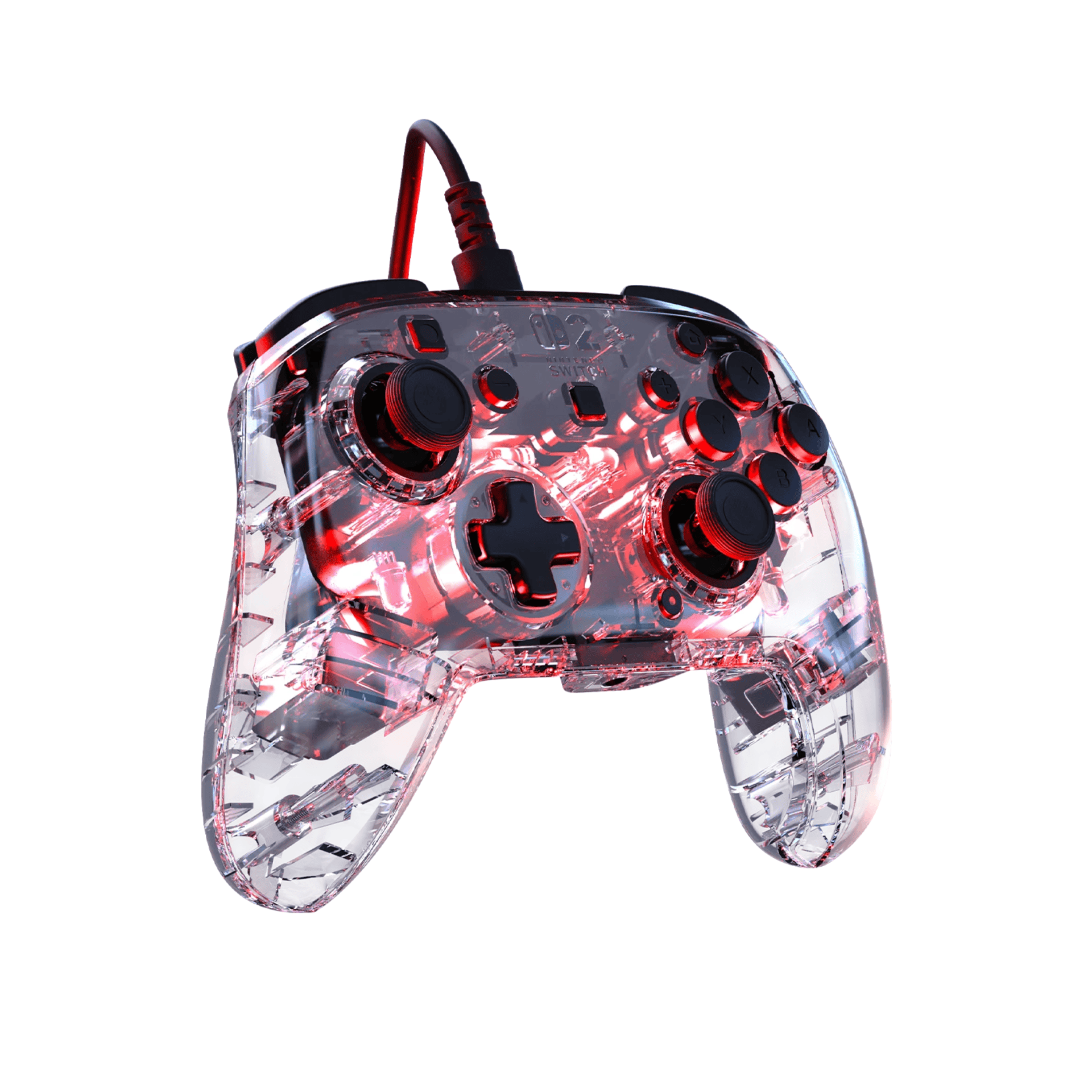 TURTLE BEACH SWITCH 2 AFTERGLOW ŽIČNI KONTROLER TRANSPARENT 840454402254