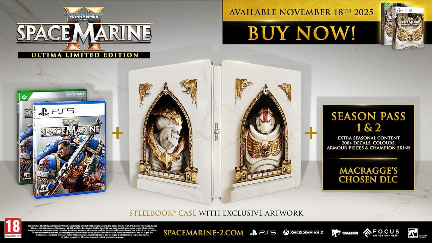 Warhammer 40,000: Space Marine 2 - Ultima Limited Edition (Playstation 5) 3512899969315