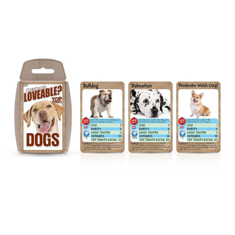 WINNING MOVES DOGS TOP TRUMPS namizna igra 5036905044219
