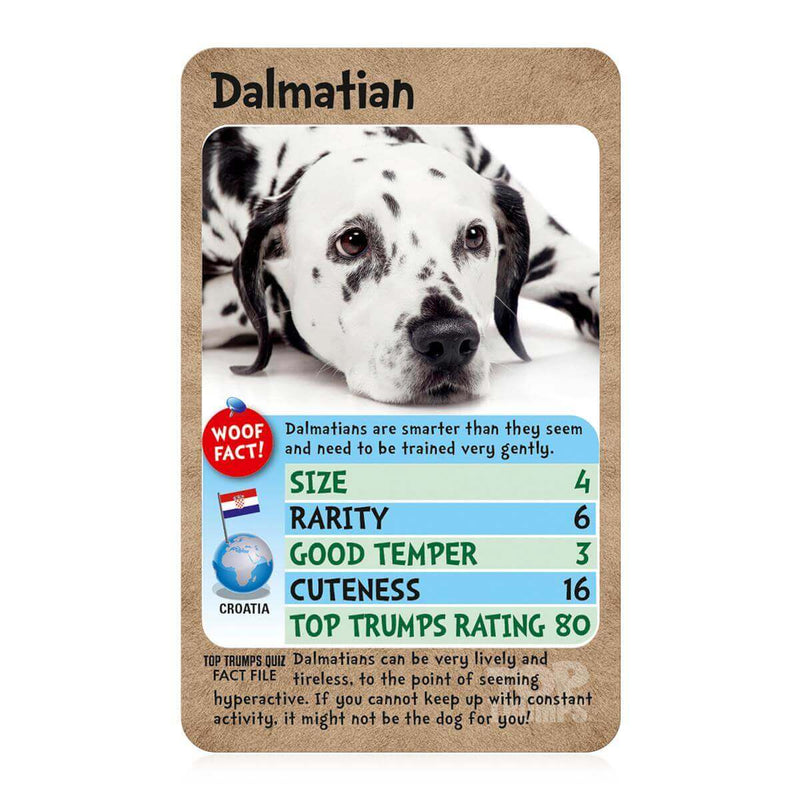 WINNING MOVES DOGS TOP TRUMPS namizna igra 5036905044219