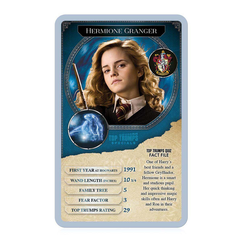 WINNING MOVES HARRY POTTER - 30 GREATEST WITCHES AND WIZARDS TOP TRUMPS namizna igra 5036905042710