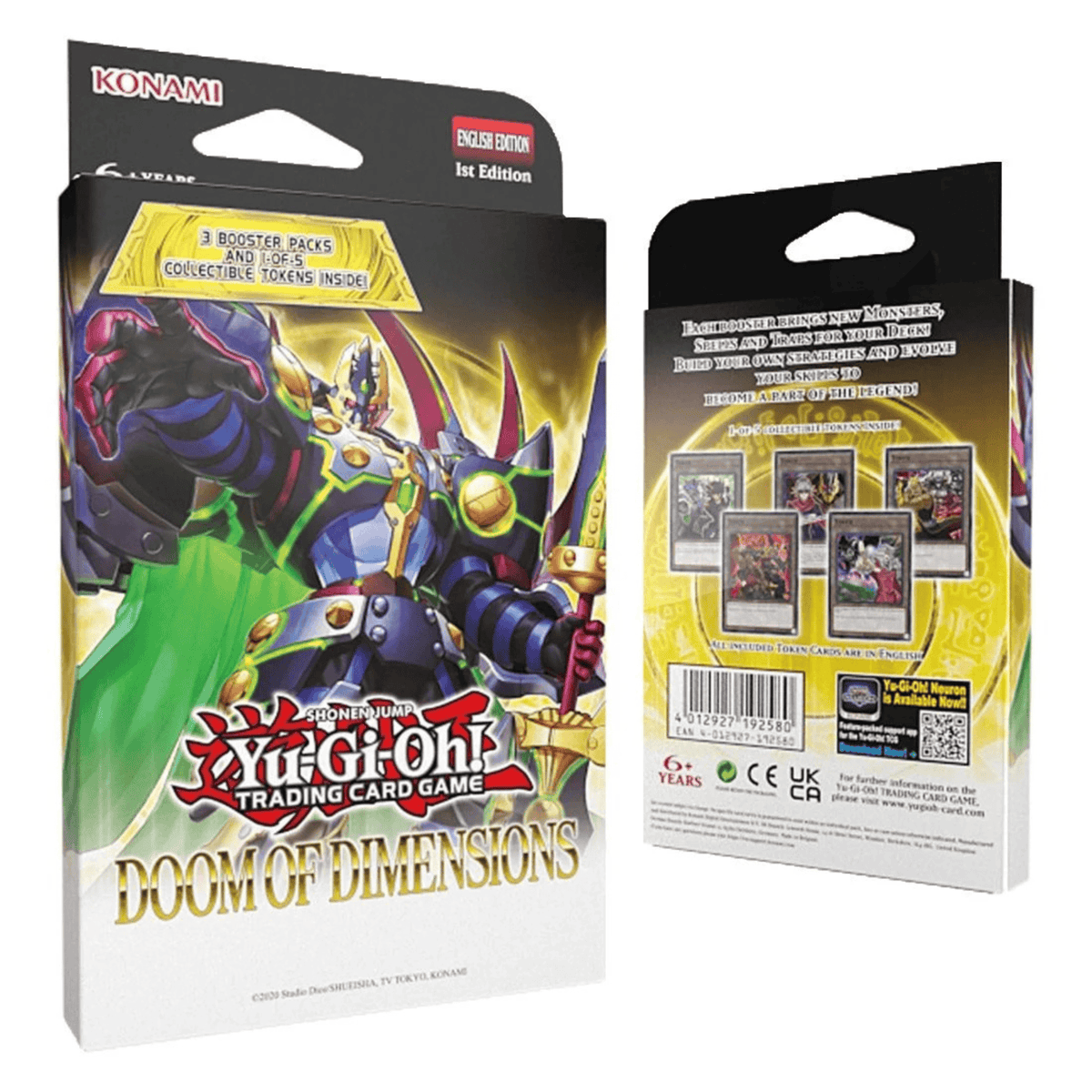YU-GI-OH! TCG: DOOM OF DIMENSIONS - TUCKBOX (3 paketi) 4012927192580