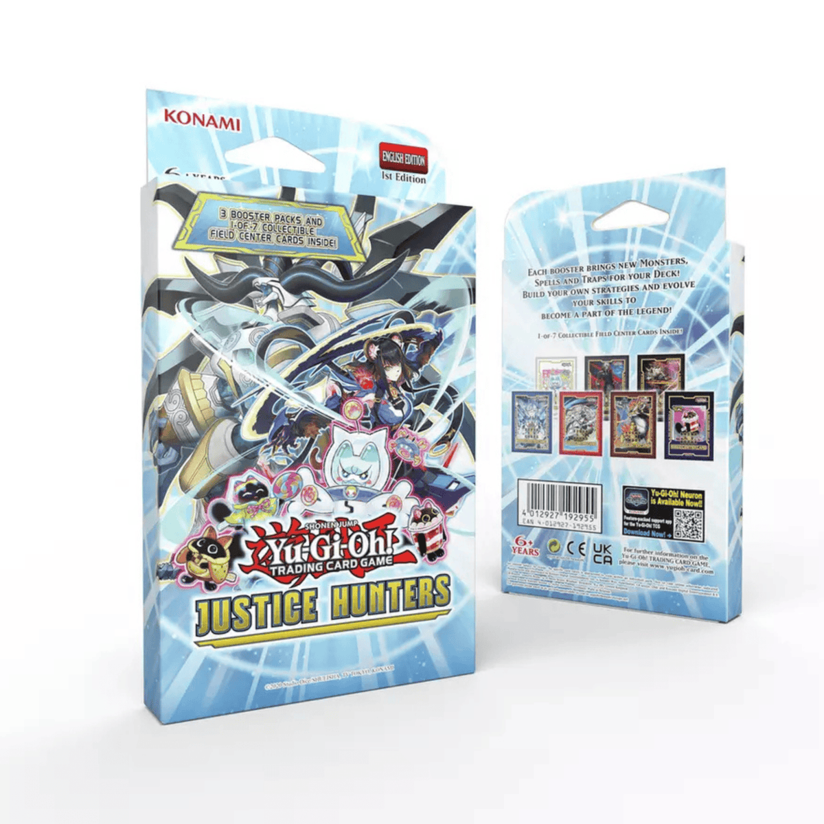 YU-GI-OH! TCG: JUSTICE HUNTERS - TUCKBOX (3 paketi) 4012927192955