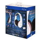 4GAMERS PS4 STEREO GAMING HEADSET ROSE GOLD EDITION - ABSTRACT WHITE 5055269709695