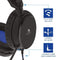 4GAMERS PS4 STEREO GAMING SLUŠALKE PRO4-50S ČRNE 5055269710691