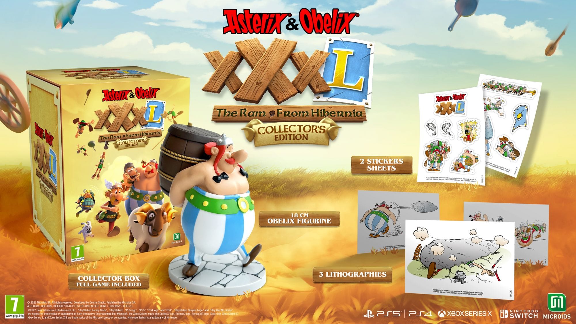 Asterix & Obelix XXXL: The Ram From Hibernia - Collectors Edition (Nintendo Switch) 3701529501944