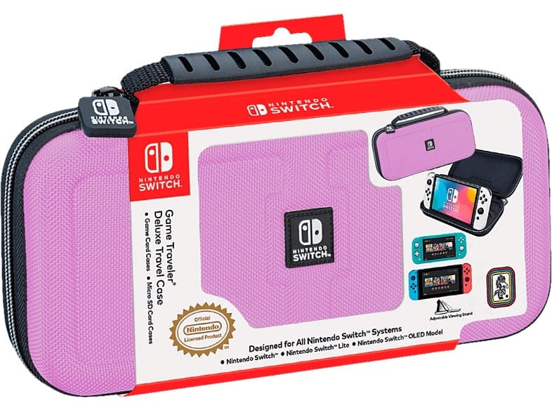 BIGBEN NINTENDO SWITCH DELUXE TRAVEL CASE PINK TORBICA