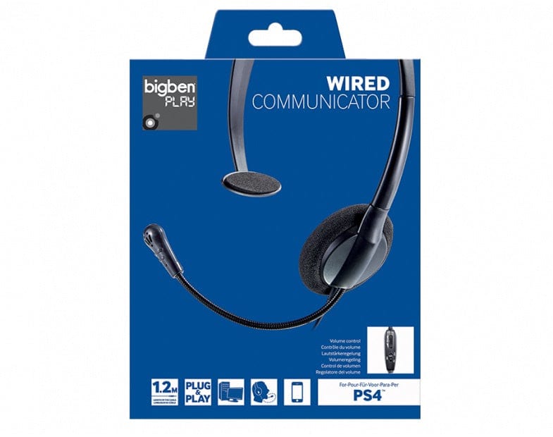 BIGBEN PS4 COMMUNICATOR HEADSET žična slušalka za PS4 3499550342161