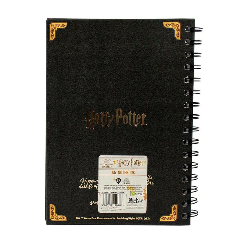 BLUE SKY HARRY POTTER A5 WIRO NOTEBOOK - HOGWARTS SHIELD BELEŽNICA 5060718149618