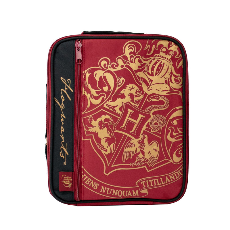 BLUE SKY HARRY POTTER DELUXE 2 POCKET LUNCH BAG BURGUNDY – CREST TORBA 5060718143975