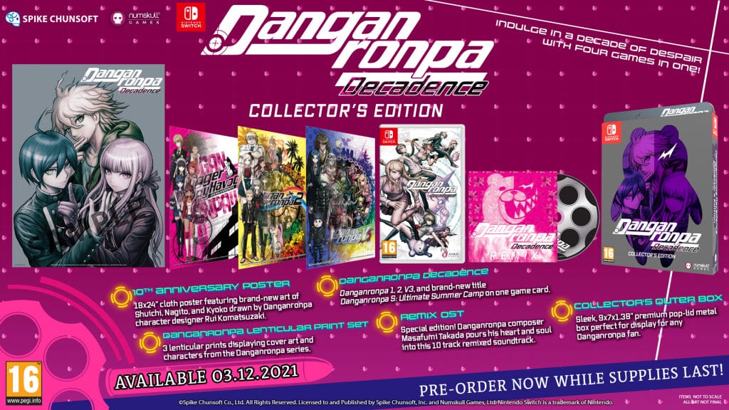 Danganronpa Decadence - Collectors Edition (Nintendo Switch) 5056280435945