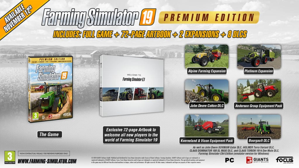 Farming Simulator 19 - Premium Edition (PC) 3512899123328