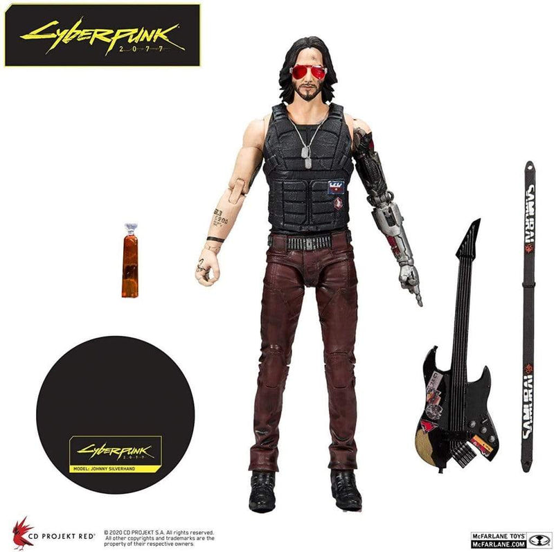 FIGURA CYBERPUNK 2077 - JOHNNY SILVERHAND 18 CM 787926135015
