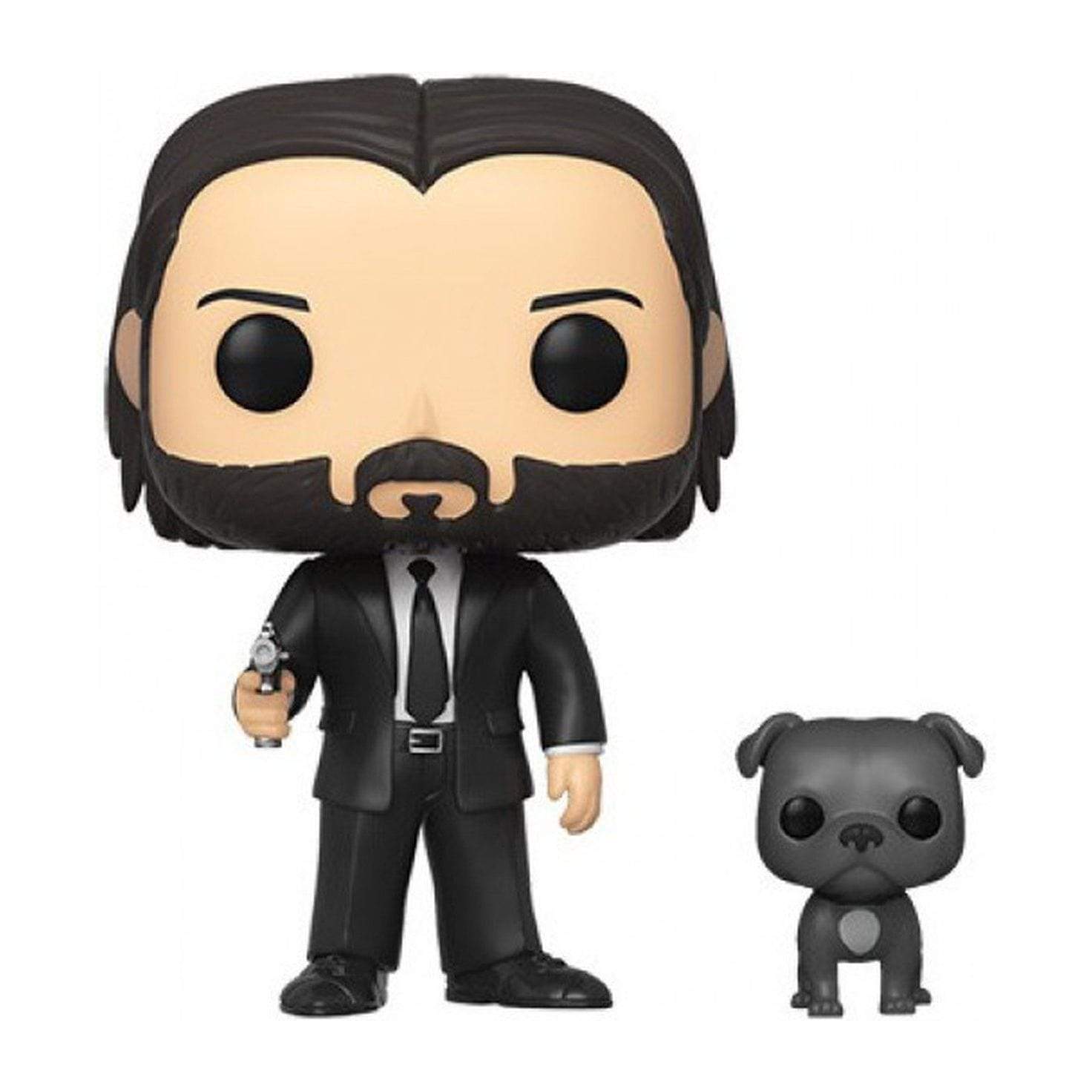 Figura FUNKO POP & BUDDY: JOHN WICK- JOHN (BLACK SUIT) W/DOG 889698472388