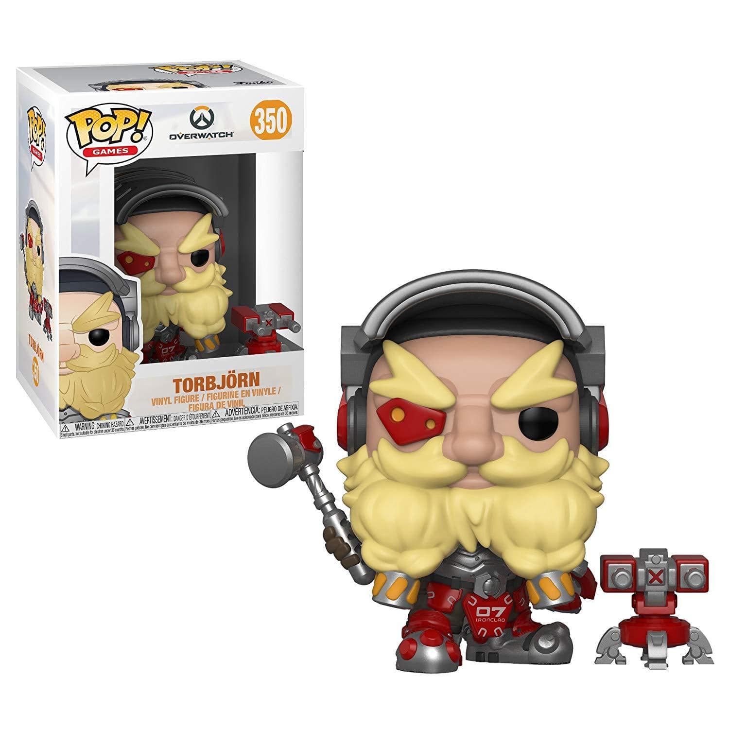 Figura FUNKO POP! VINYL: GAMES: OVERWATCH: TORBJÖRN 889698322782