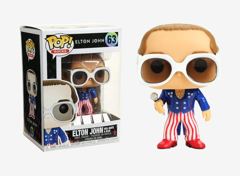 Figura FUNKO POP! VINYL: ROCKS: ELTON JOHN RED. WHITE. BLUE 889698262958