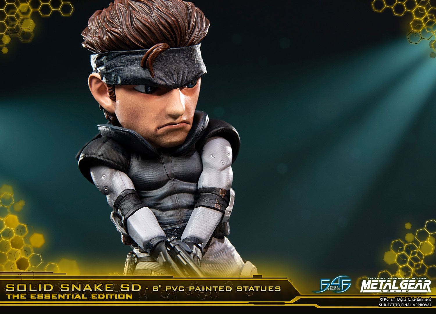 FIRST4FIGURES - METAL GEAR SOLID (SD SOLID SNAKE) PVC FIGURA 5060316622063