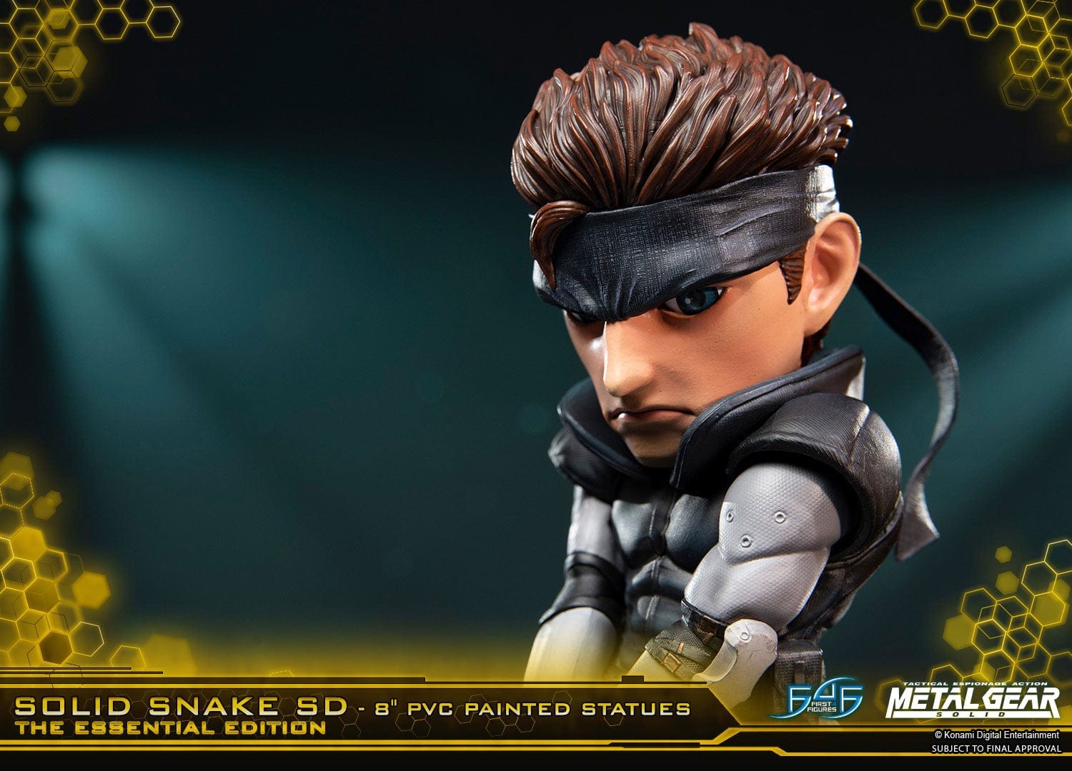 FIRST4FIGURES - METAL GEAR SOLID (SD SOLID SNAKE) PVC FIGURA 5060316622063