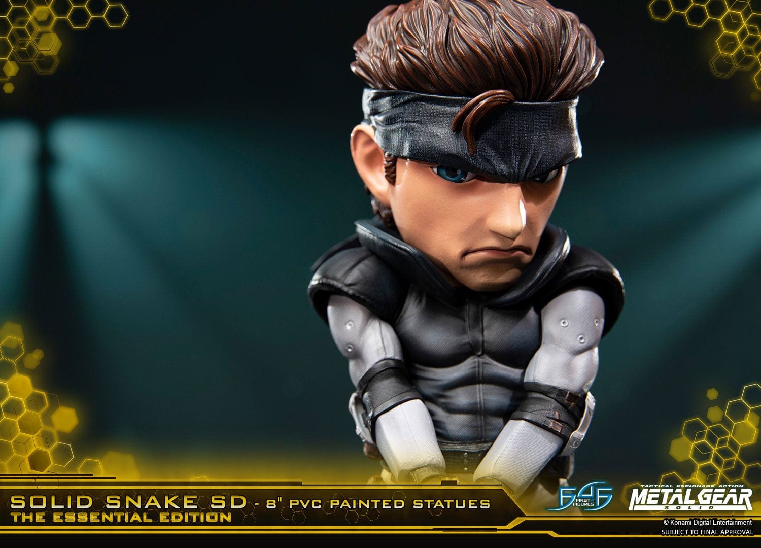 FIRST4FIGURES - METAL GEAR SOLID (SD SOLID SNAKE) PVC FIGURA 5060316622063