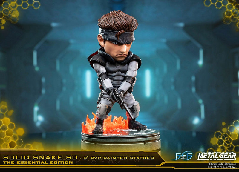 FIRST4FIGURES - METAL GEAR SOLID (SD SOLID SNAKE) PVC FIGURA 5060316622063