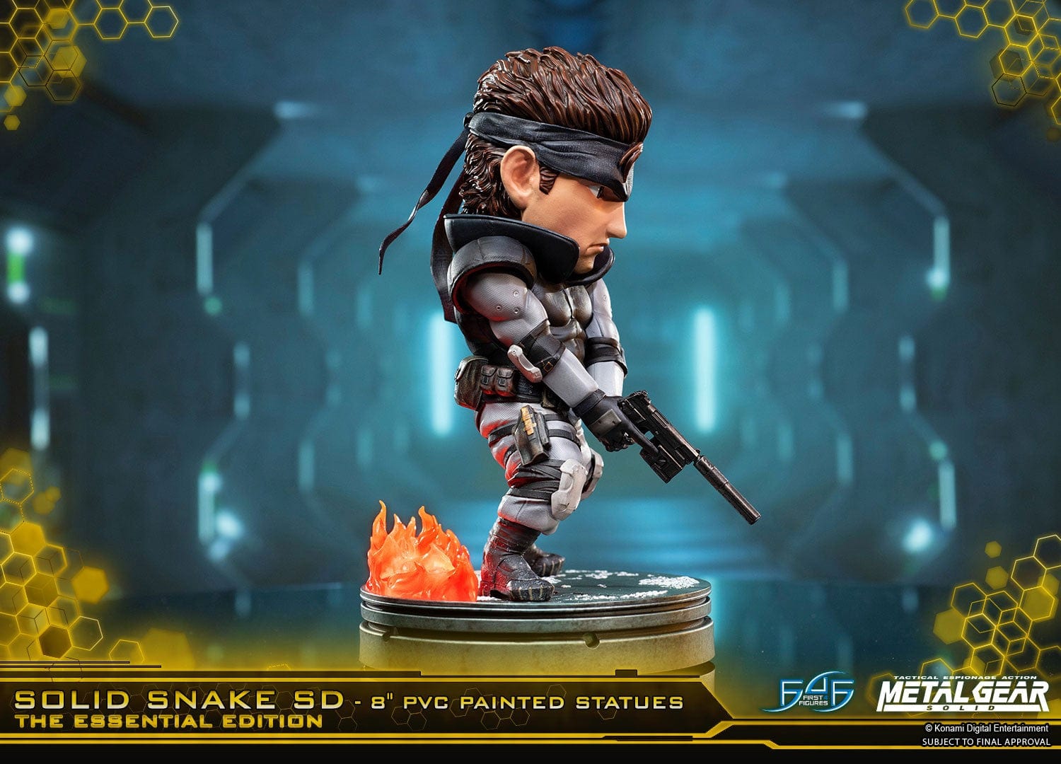 FIRST4FIGURES - METAL GEAR SOLID (SD SOLID SNAKE) PVC FIGURA 5060316622063