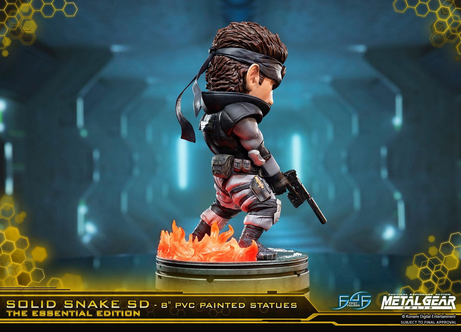 FIRST4FIGURES - METAL GEAR SOLID (SD SOLID SNAKE) PVC FIGURA 5060316622063