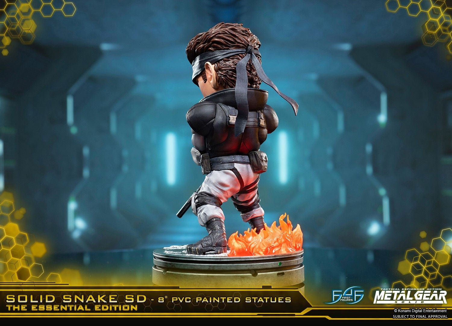 FIRST4FIGURES - METAL GEAR SOLID (SD SOLID SNAKE) PVC FIGURA 5060316622063