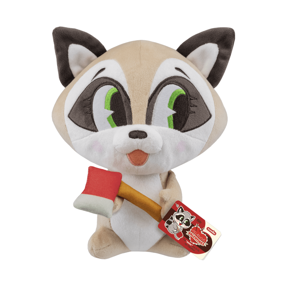 FUNKO FUNKO PLUSH 7": VILLAINOUS VALENTINES - RACCOON 889698595308