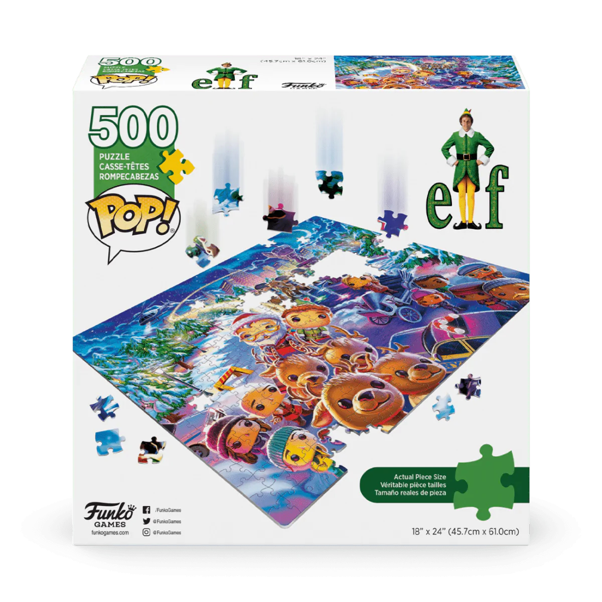 FUNKO GAMES POP! PUZZLES - ELF - 500 PIECES 889698673839