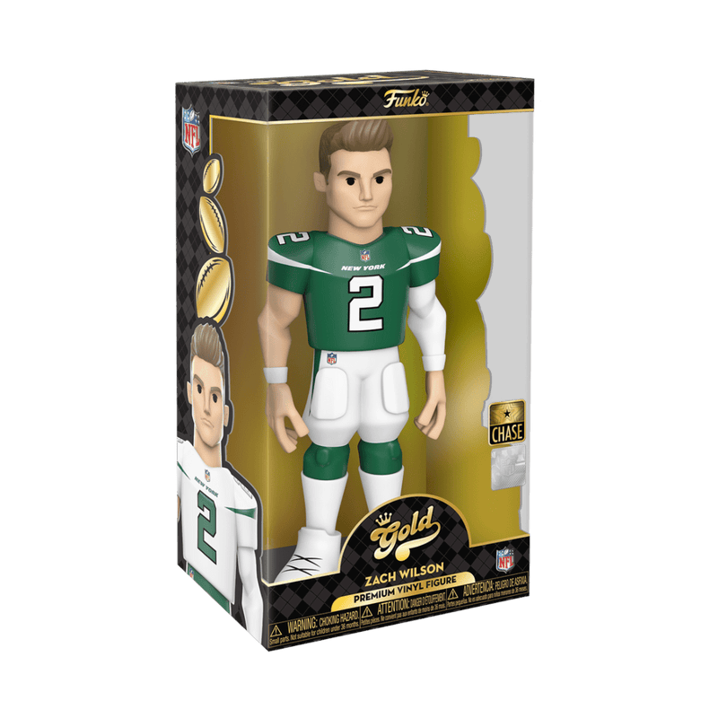 FUNKO GOLD 12" NFL: NY JETS- ZACH WILSON 889698645522