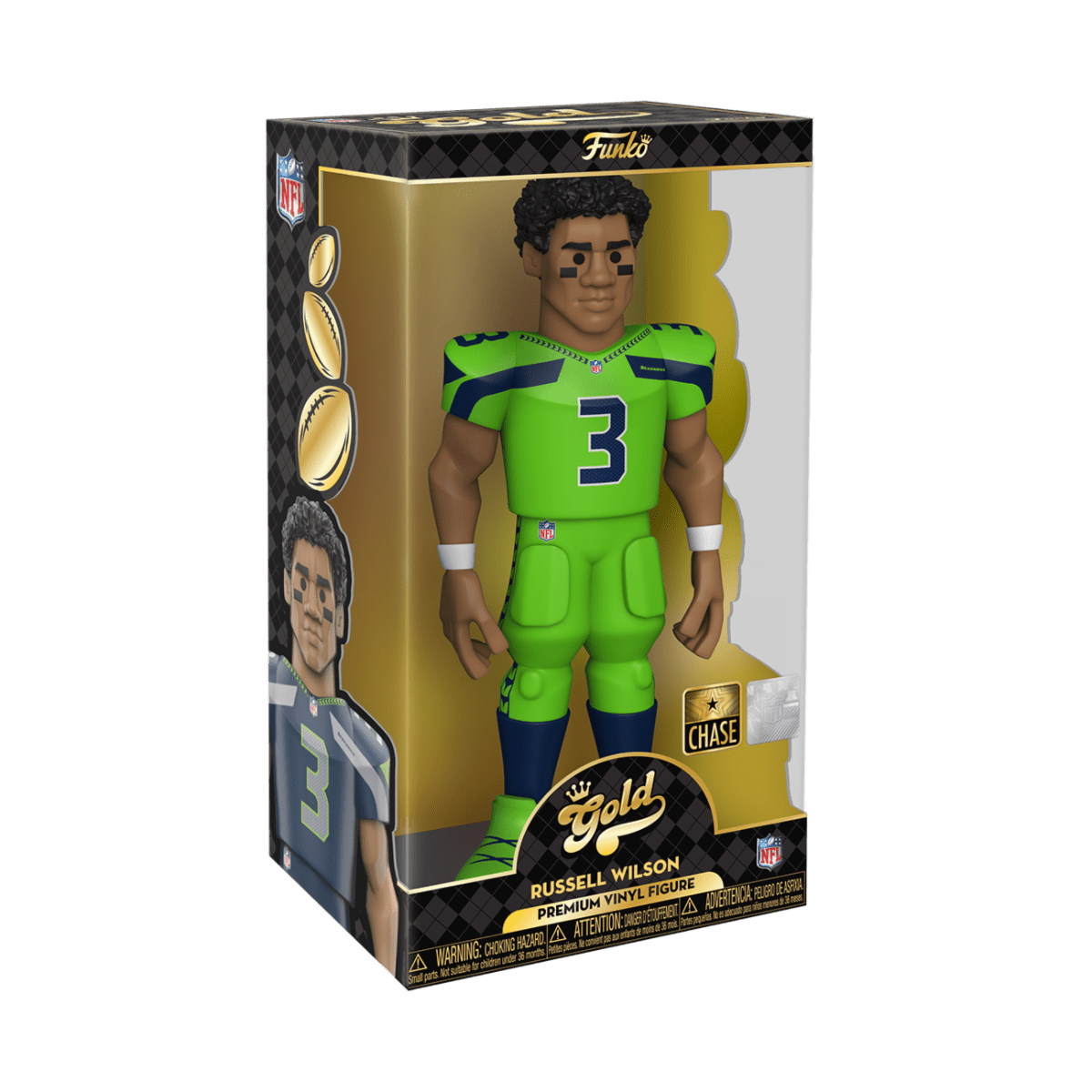 FUNKO GOLD 12" NFL: SEAHAWKS -RUSSELL WILSON 889698572880