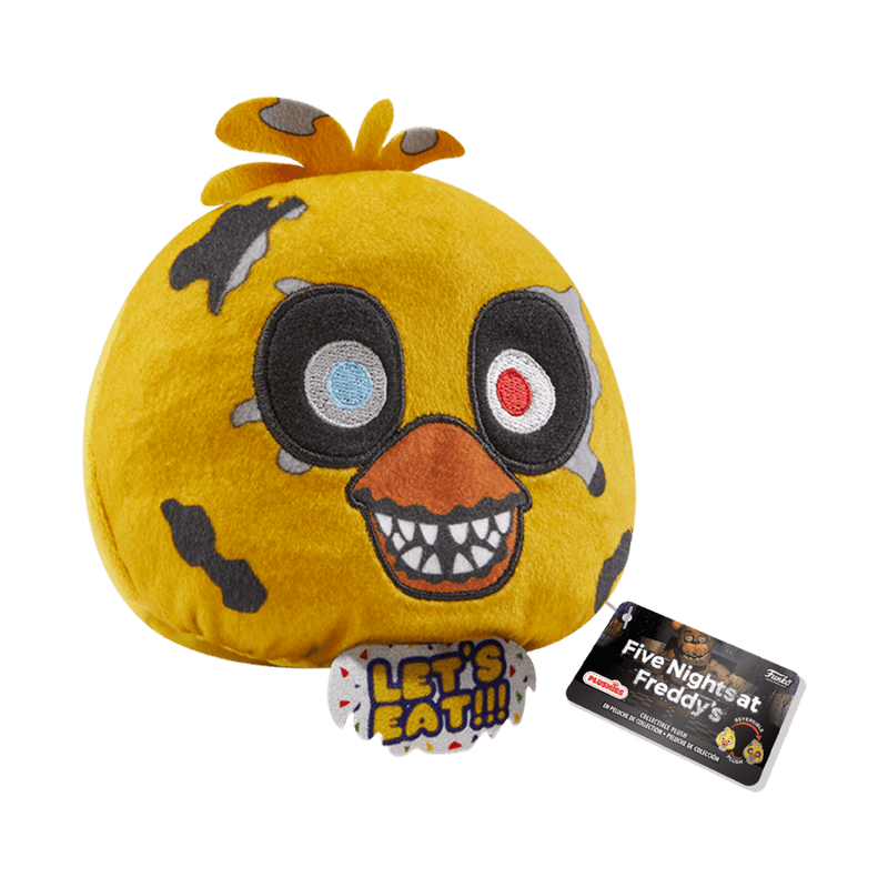 FUNKO PLUSH: FNAF REVERSIBLE HEADS - 4" CHICA 889698649865