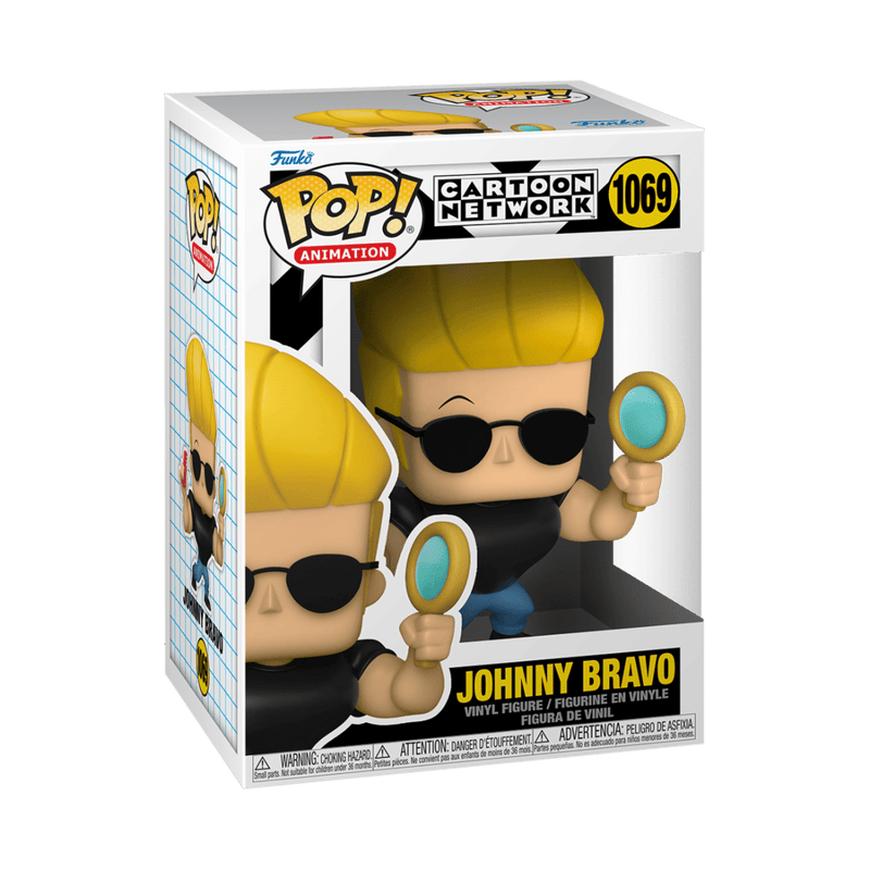 FUNKO POP ANIMATION: JOHNNY BRAVO- JOHNNY W/MIRROR & COMB 889698577892