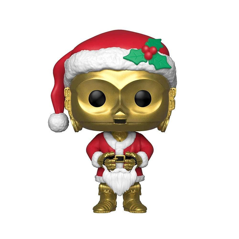 FUNKO POP! BOBBLE: STAR WARS: HOLIDAY SANTA C-3PO 889698338882