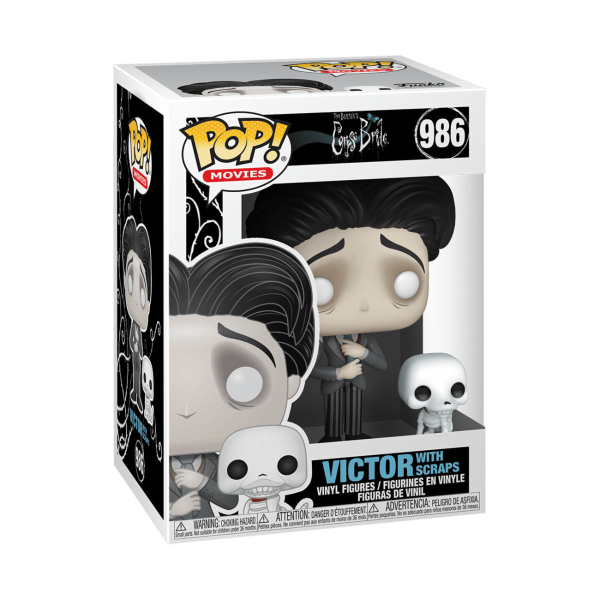 FUNKO POP & BUDDY: CORPSE BRIDE -VICTOR W/SCRAPS 889698490450