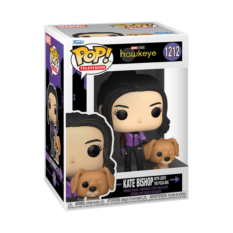 FUNKO POP&BUDDY: HAWKEYE - KATE BISHOP W/LUCKY THE PIZZA DOG 889698594813