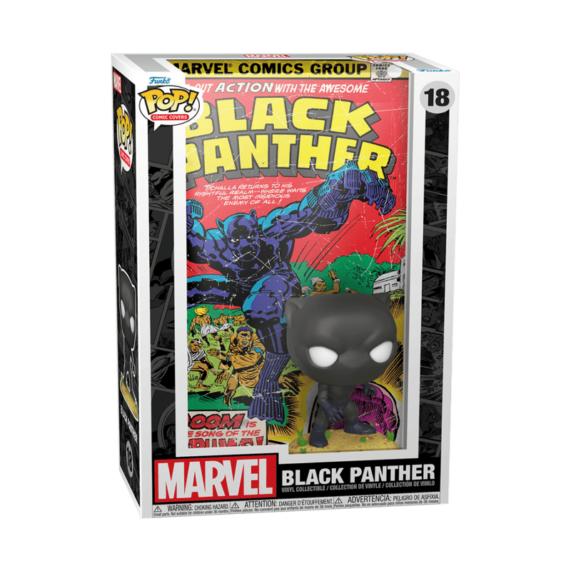 FUNKO POP COMIC COVER: MARVEL- BLACK PANTHER 889698640688