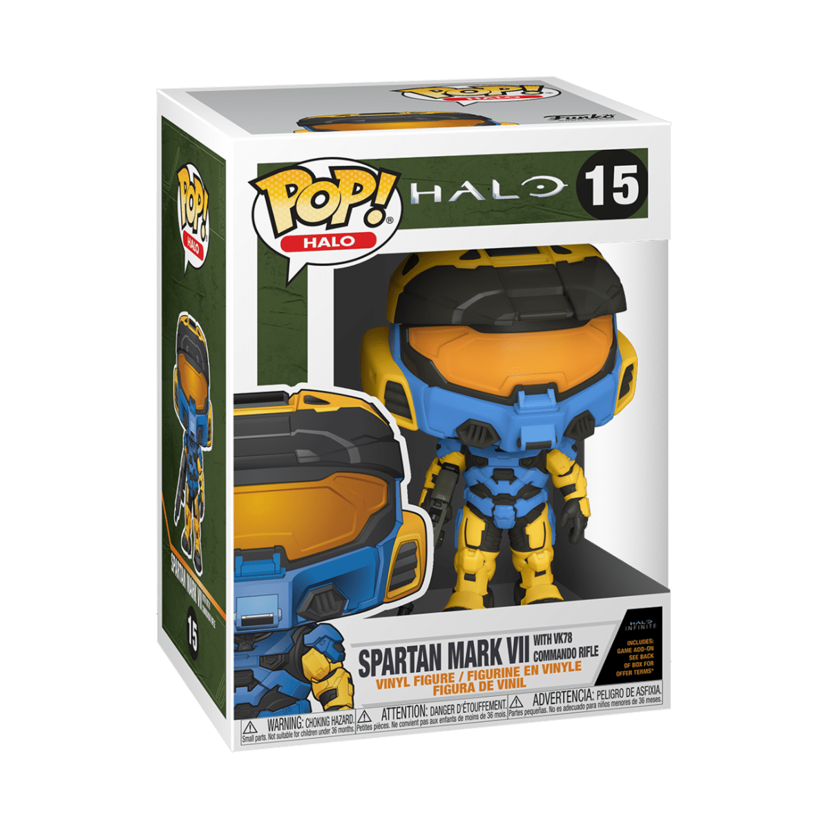 FUNKO POP GAMES: HALO INFINITE - MARK VII W/ COMMANDO RIFLE (FUNKO DECO) 889698511049