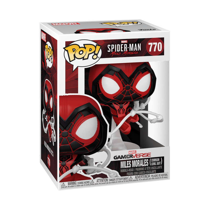 FUNKO POP GAMES: MILES MORALES - CRIMSON COWL SUIT 889698501552