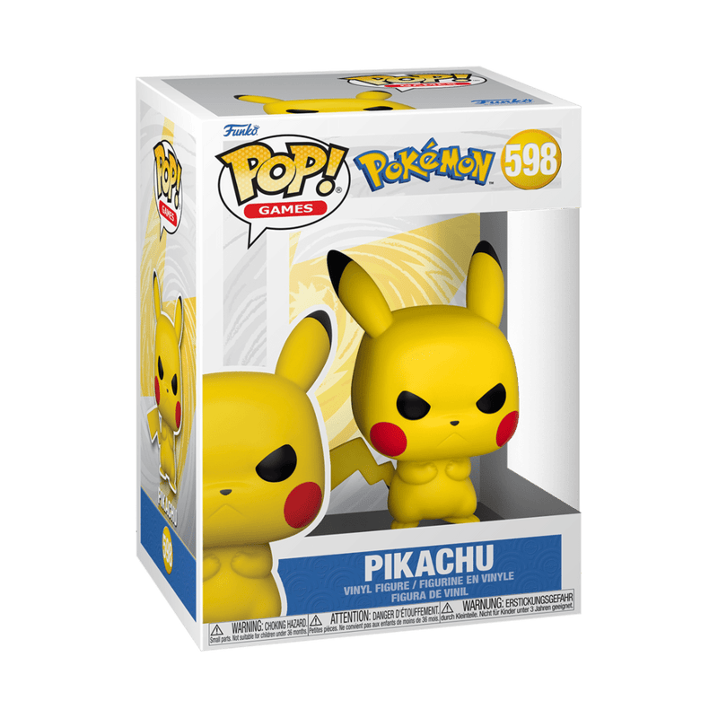 FUNKO POP GAMES: POKEMON- GRUMPY PIKACHU (EMEA) 889698650434