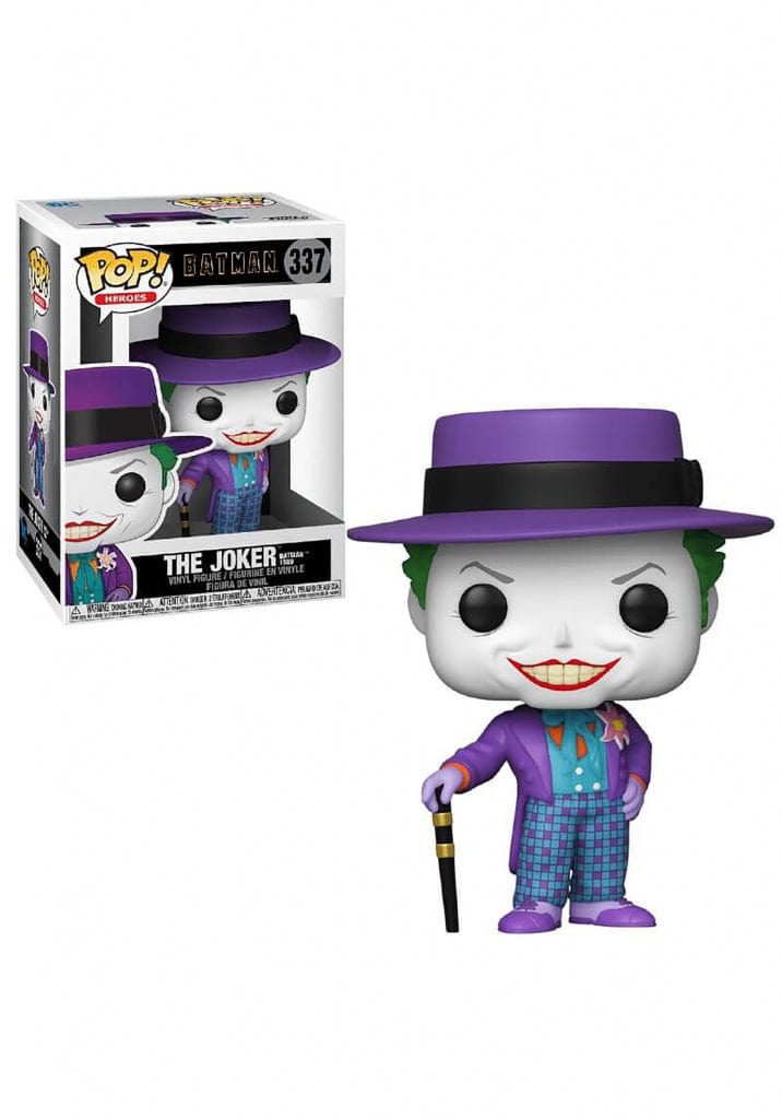 FUNKO POP! HEROES BATMAN 1989 JOKER WITH HAT 889698477093