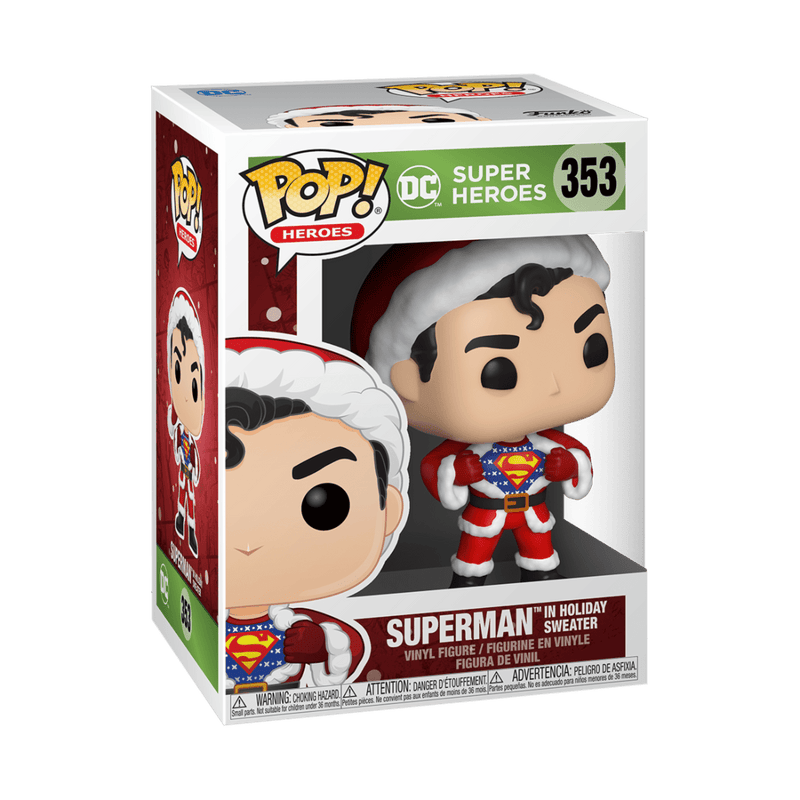 FUNKO POP HEROES: DC HOLIDAY -SUPERMAN W/ SWEATER 889698506519
