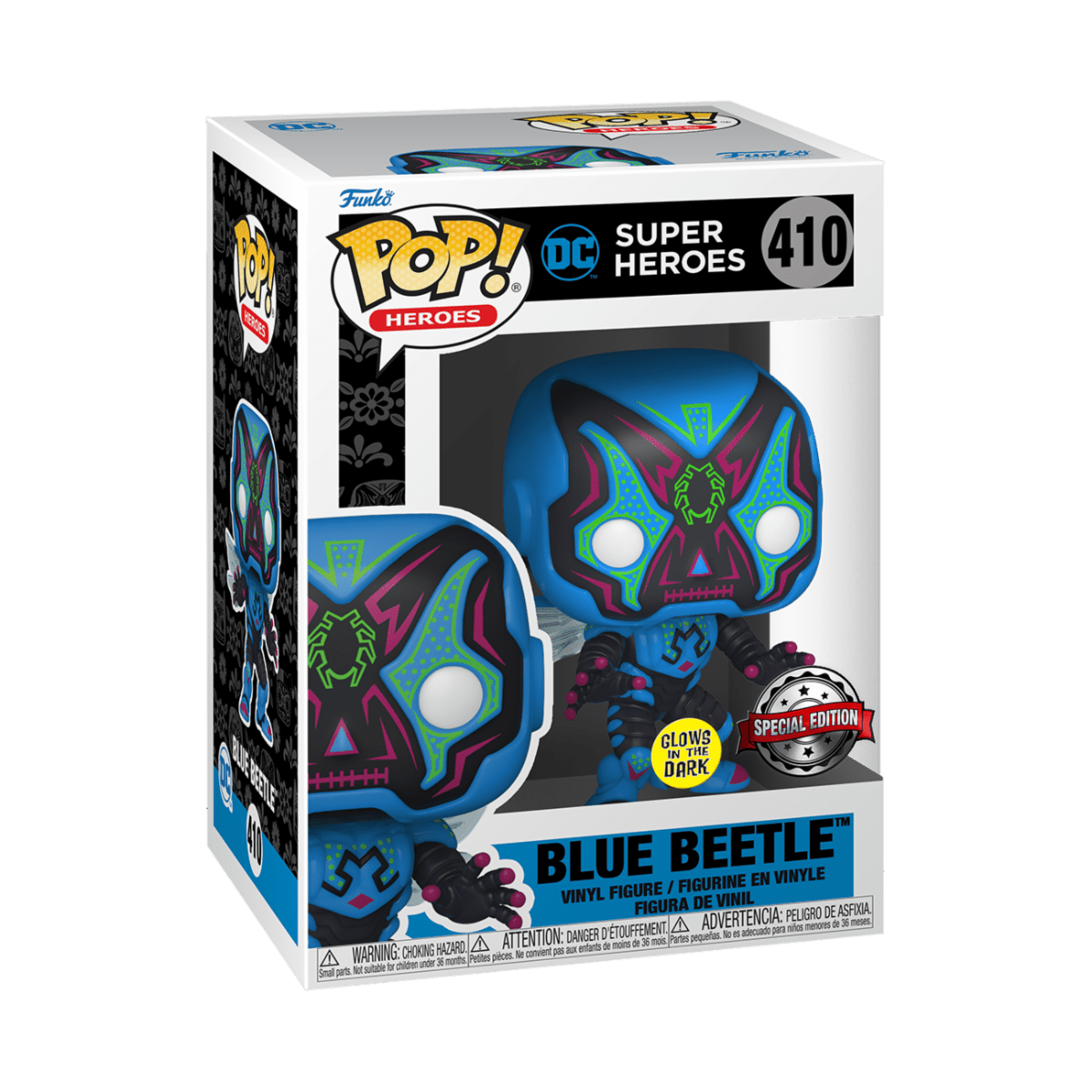 FUNKO POP HEROES: DIA DE LOS DC- BLUE BEETLE(GW) 889698598989