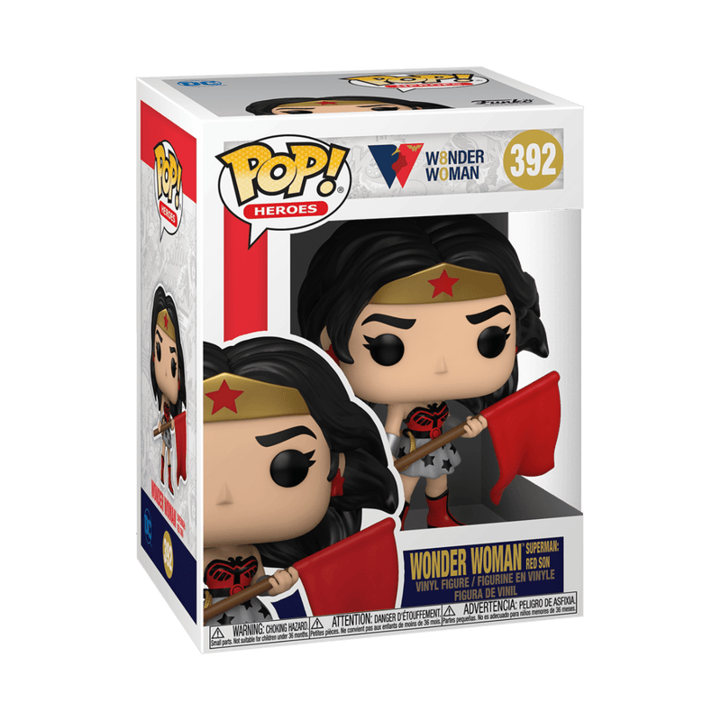 FUNKO POP HEROES: WW 80TH - WONDER WOMAN (SUPERMAN: RED SON) 889698549769