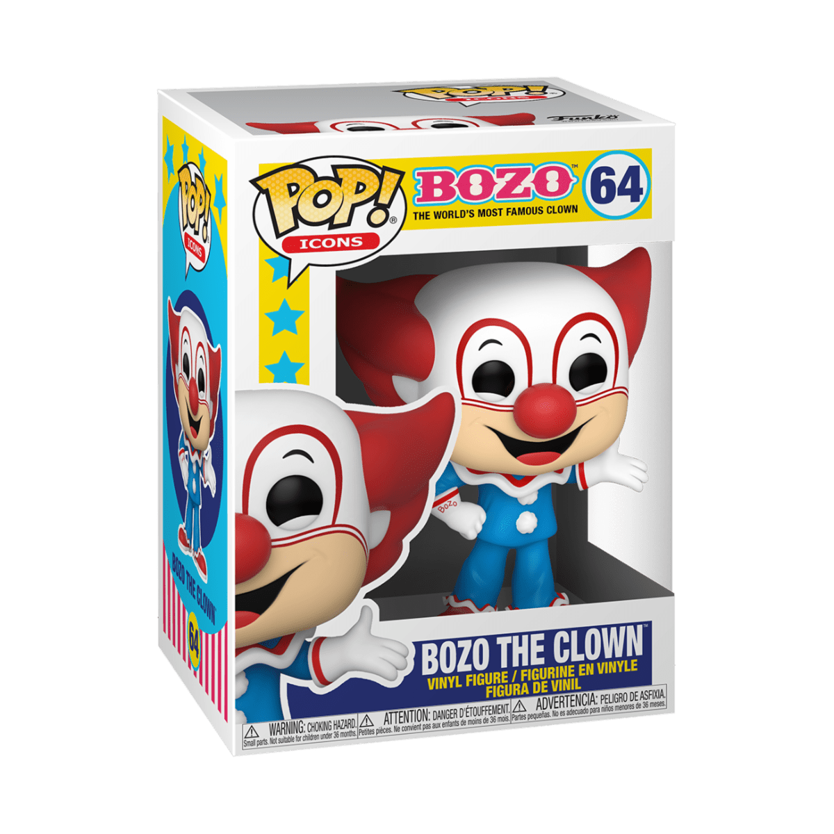 FUNKO POP ICONS: BOZO THE CLOWN 889698544658