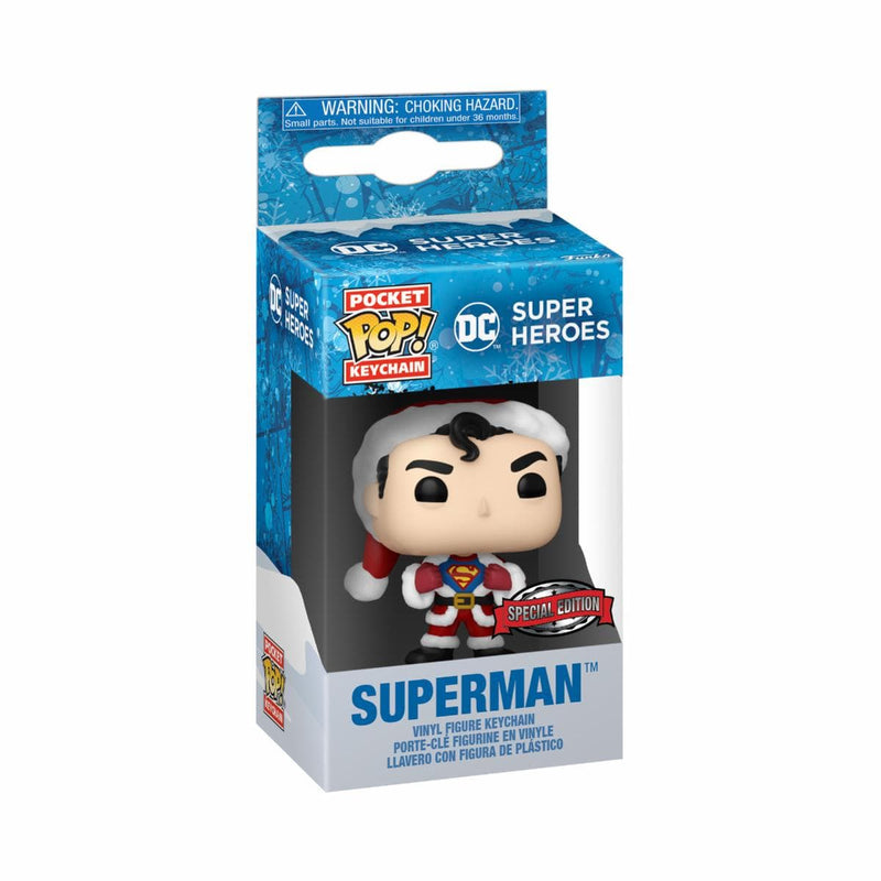 FUNKO POP KEYCHAIN: DC HOLIDAY- SUPERMAN(WMT) 889698665964